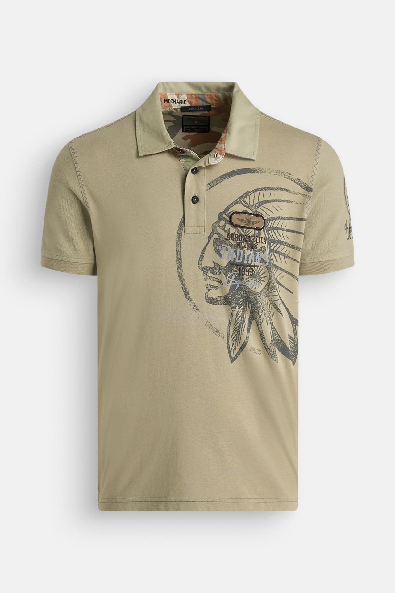AERONAUTICA MILITARE Polo-Shirt graugrün, Bild 1