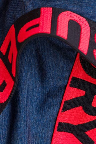 SUPERDRY 2er-Pack Boxer Trunks graublau