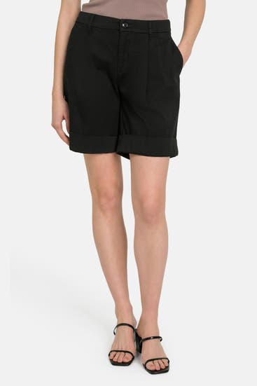 BOSS ORANGE - Jeansshorts 'Taggie' schwarz