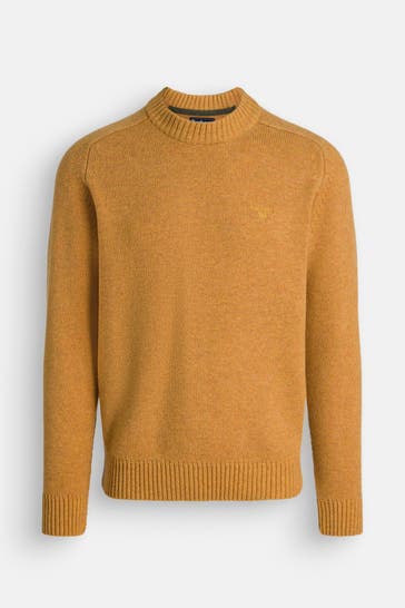 BARBOUR Wollpullover curry