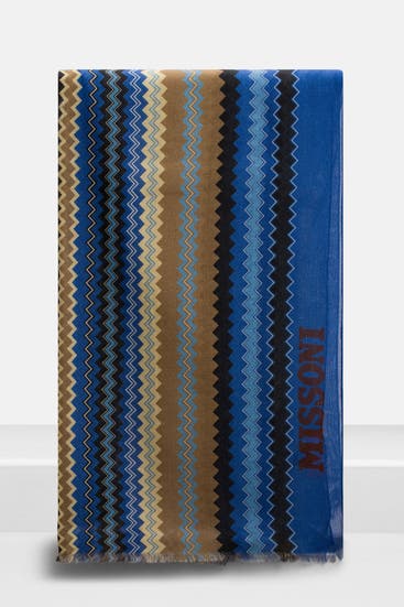 MISSONI - Seidenmix-Schal gemustert