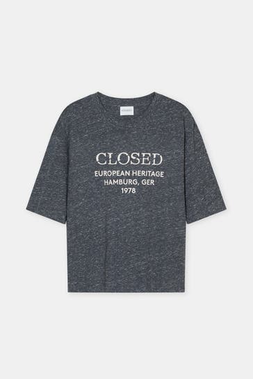 CLOSED T-Shirt dunkelgrau