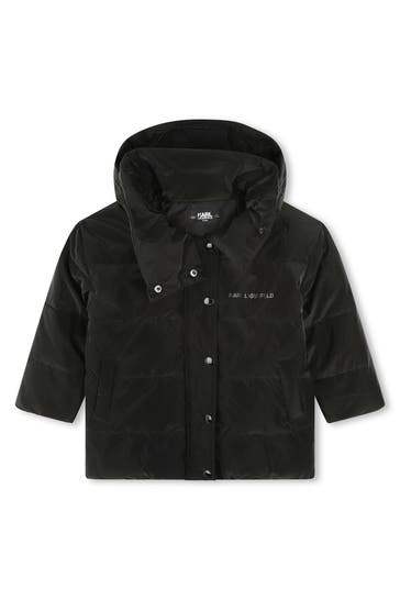 KARL LAGERFELD Steppjacke schwarz