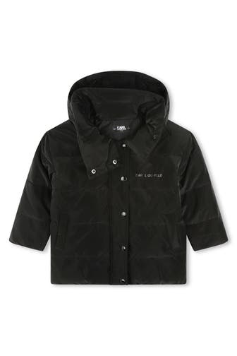 KARL LAGERFELD Steppjacke schwarz