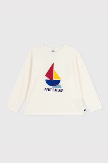 PETIT BATEAU Longsleeve ecru
