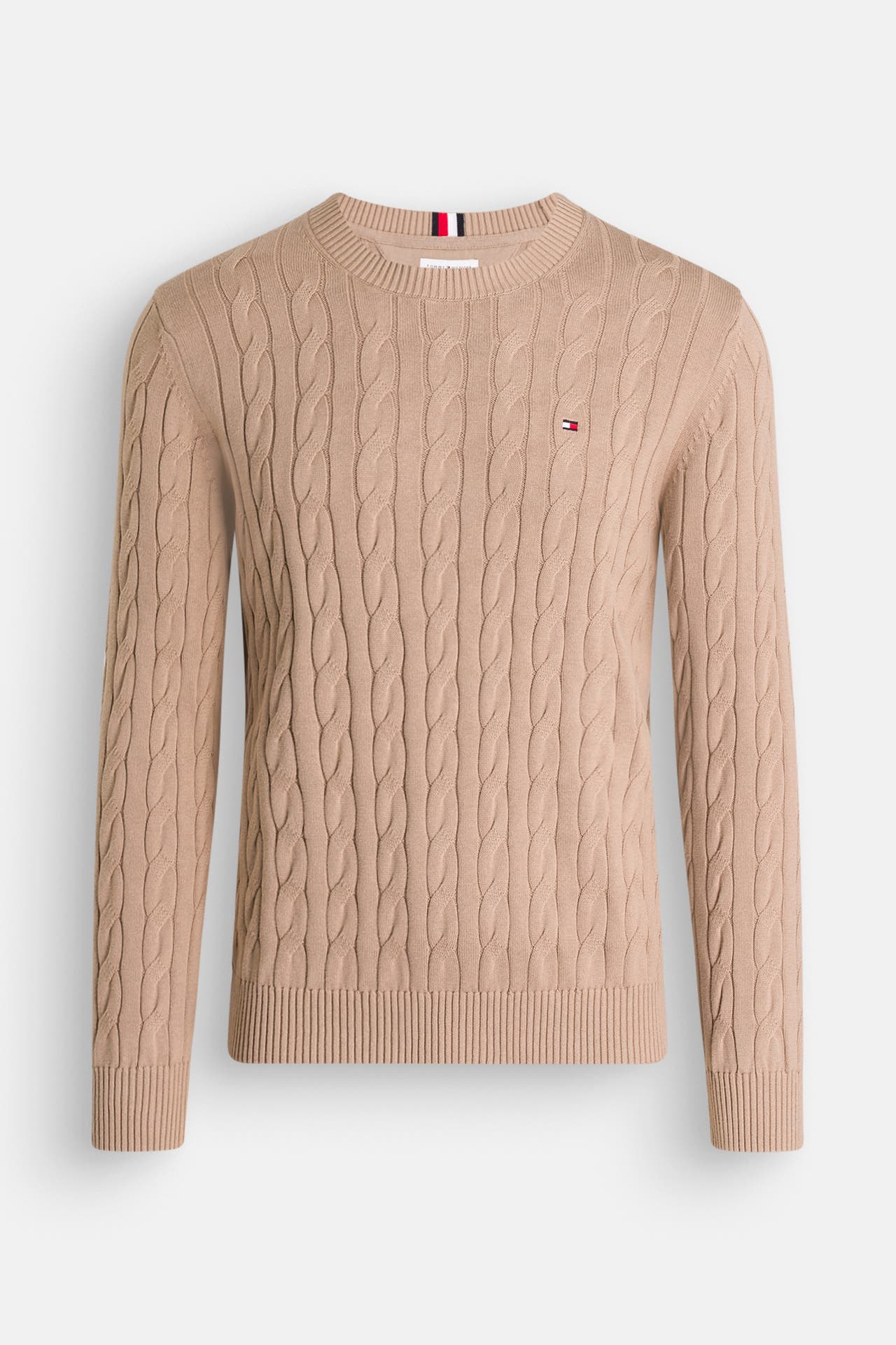 TOMMY HILFIGER Strickpullover hellbraun, Bild 1