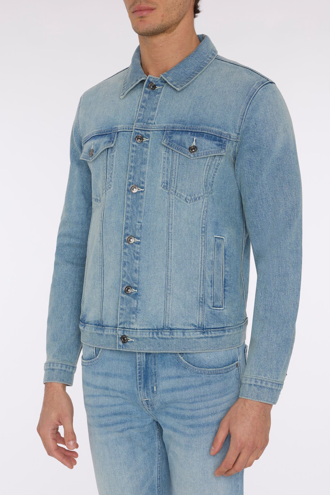 7 FOR ALL MANKIND Jeansjacke 'Thala' hellblau, Bild 1