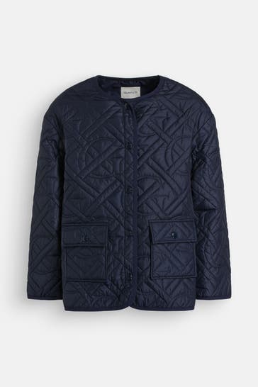 GANT Light-Steppjacke blau