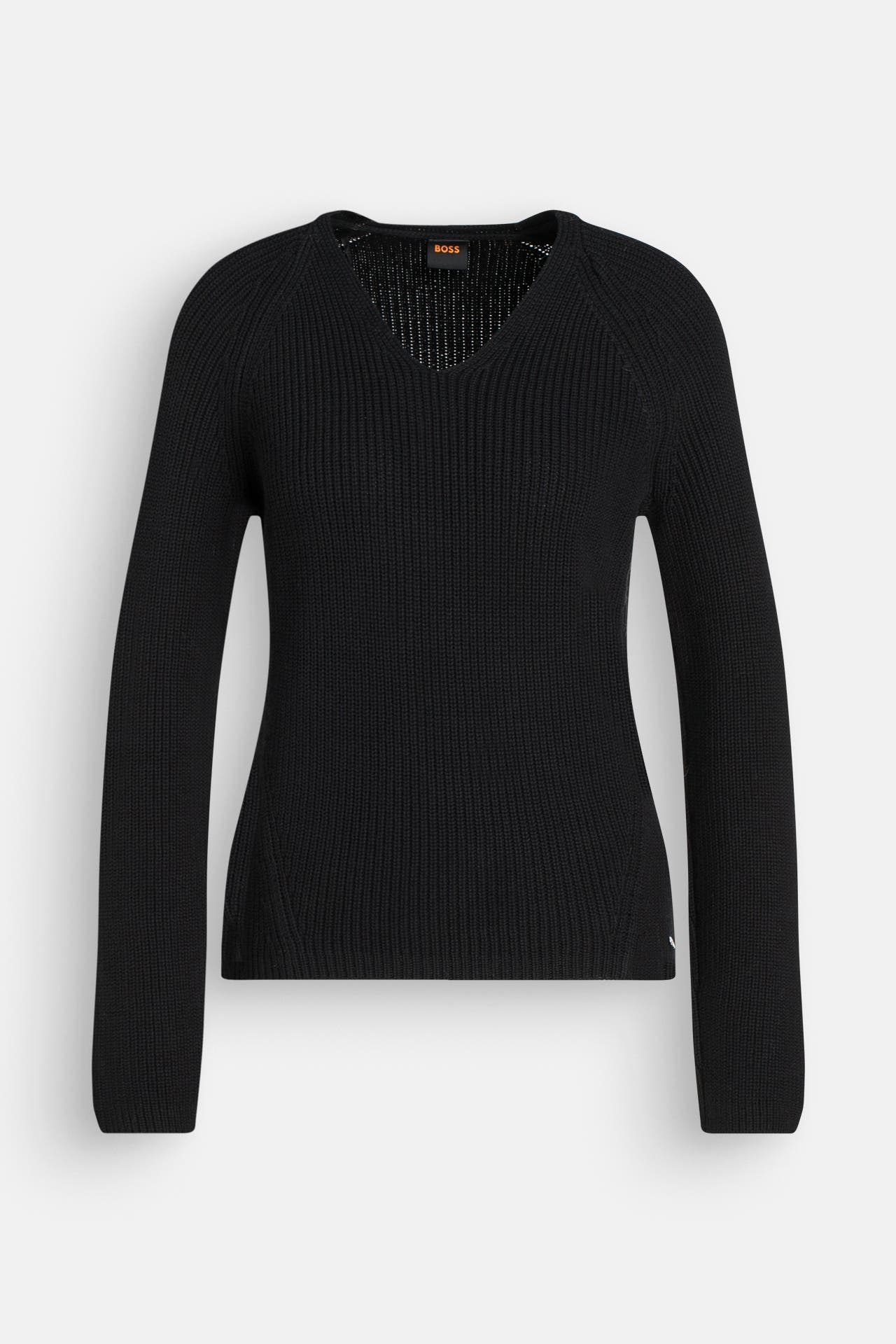 BOSS Strickpullover 'Fardin' schwarz, Bild 1