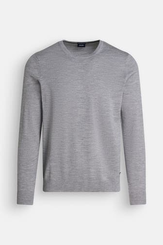 JOOP! Strickpullover 'Denny' hellgrau