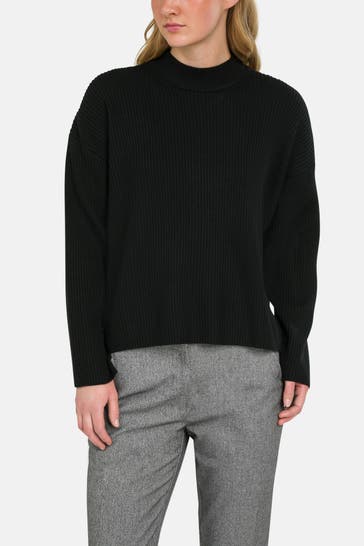 DRYKORN Wollpullover 'Timothea' schwarz