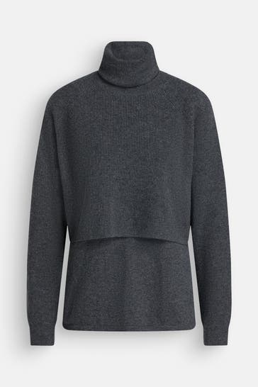 RIANI 2 in 1-Pullover dunkelgrau