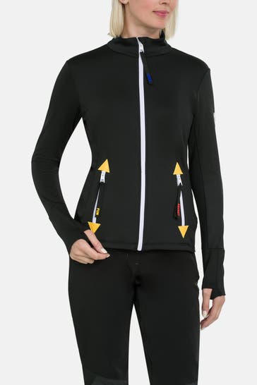 ROSSIGNOL Fleecejacke schwarz