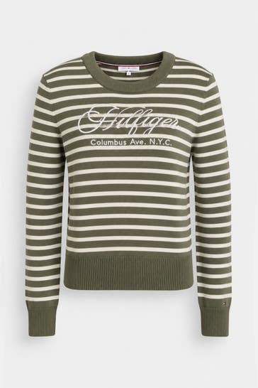 TOMMY HILFIGER Strickpullover gestreift