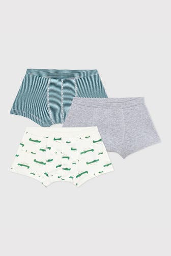 PETIT BATEAU 3er-Pack Unterhosen gemustert