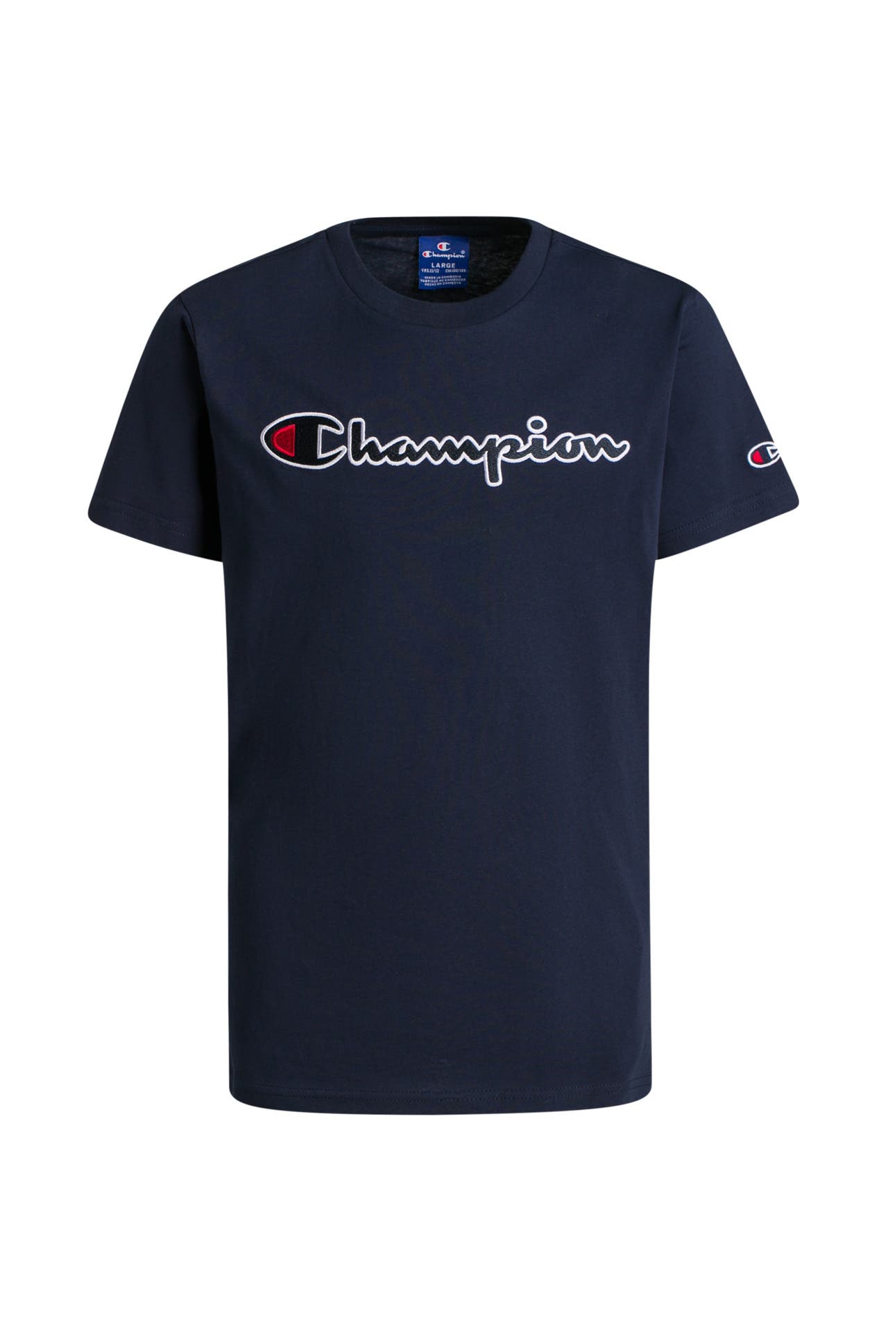 - CHAMPION Outletcity » kaufen | dunkelblau T-Shirt online günstig