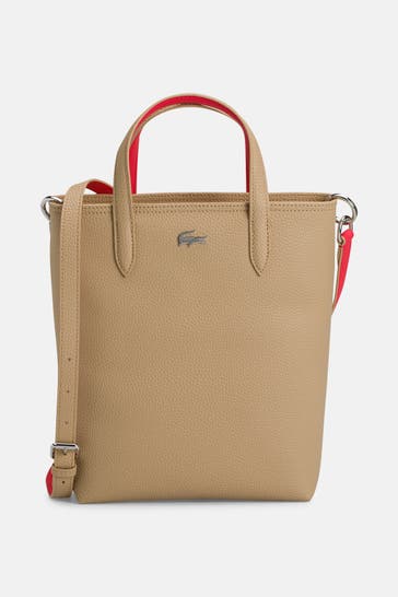 LACOSTE Schultertasche 'Anna' beige