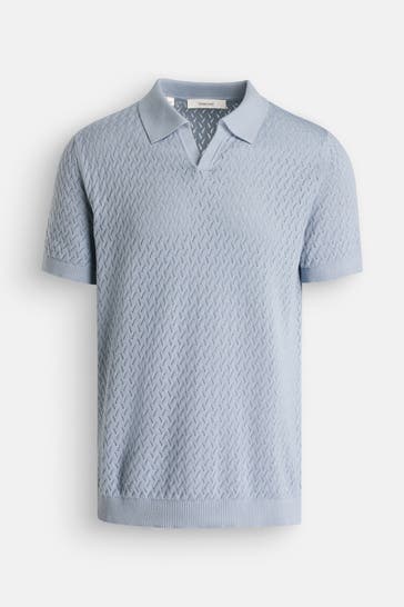 SELECTED Strickshirt hellblau