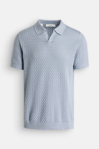 SELECTED Strickshirt hellblau