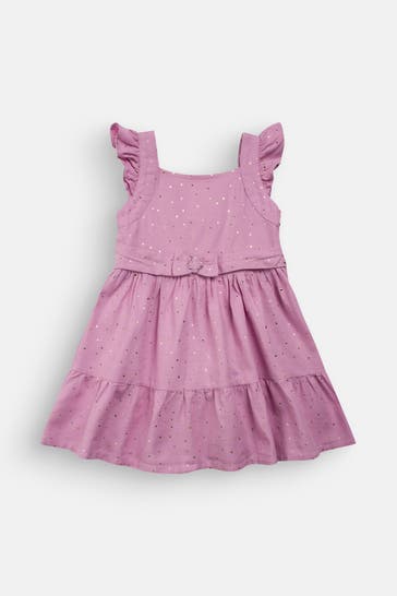 MAYORAL Kleid rosa gepunktet