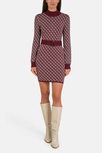 GUESS Strickkleid 'Lise' gemustert