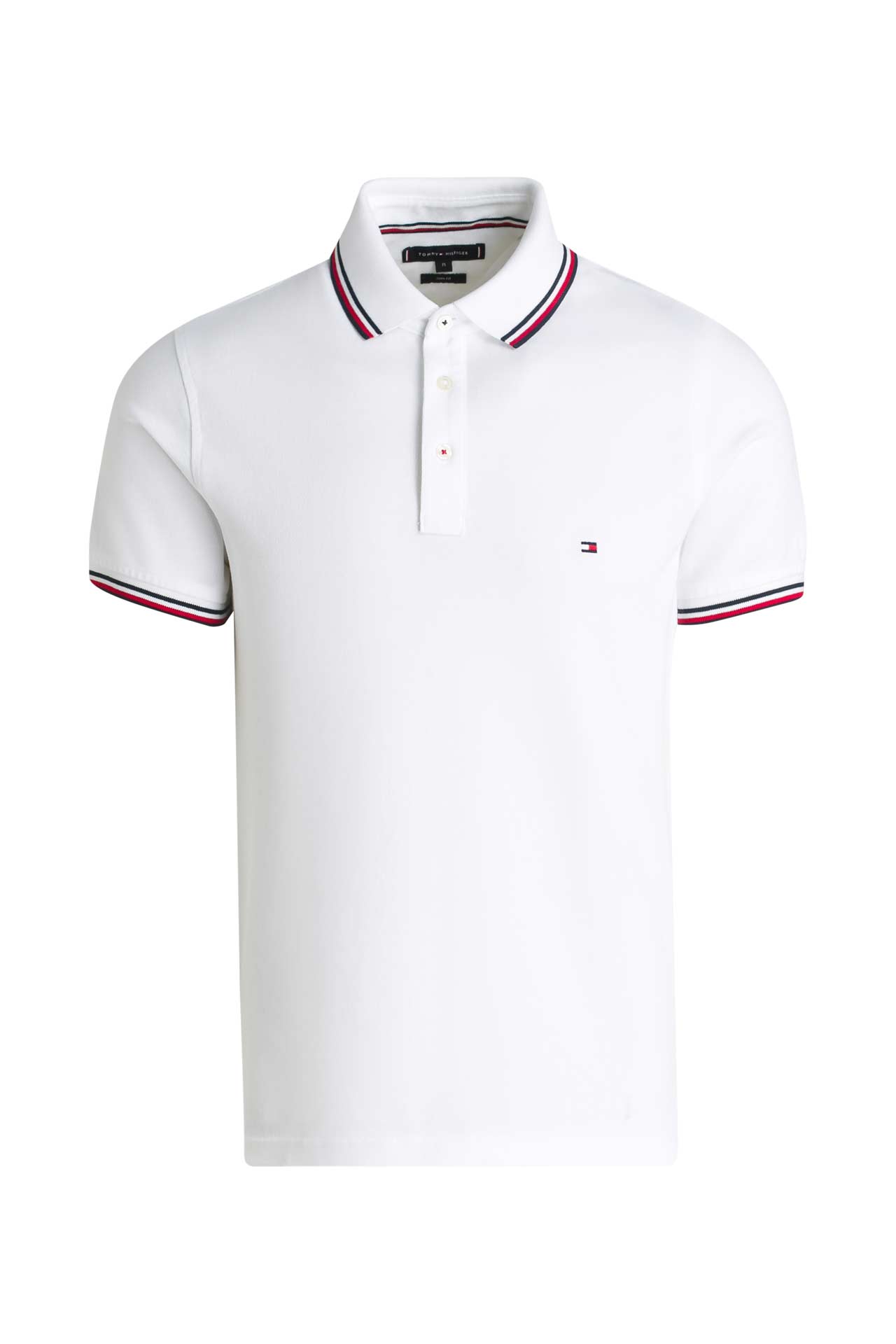 TOMMY HILFIGER PoloShirt weiß » günstig online kaufen Outletcity