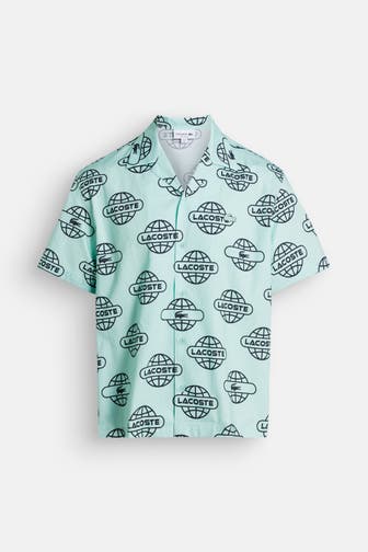 LACOSTE Kurzarmhemd aqua