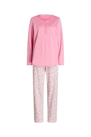 CALIDA Pyjama gemustert