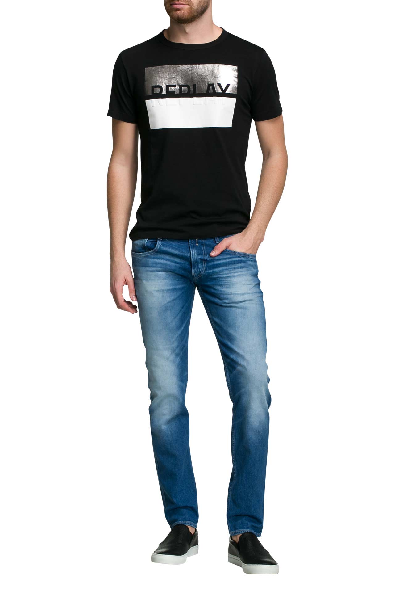 REPLAY T-Shirt schwarz, Bild 1