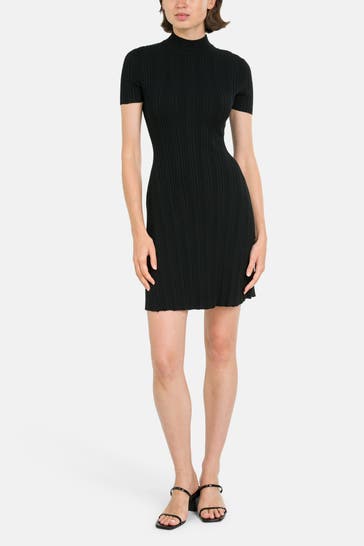 HUGO Minikleid 'Sareply' schwarz