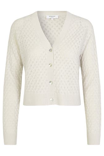 ROSEMUNDE Kaschmirmix-Cardigan 'Pointelle' ecru