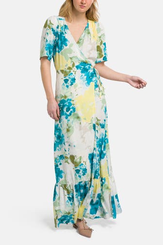 SOAKED Maxikleid 'Karven' gemustert