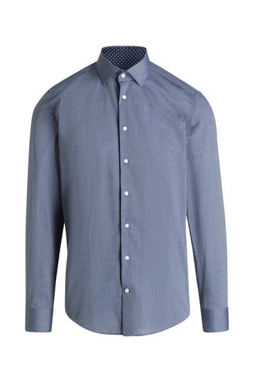 SEIDENSTICKER - Casual-Hemd blau