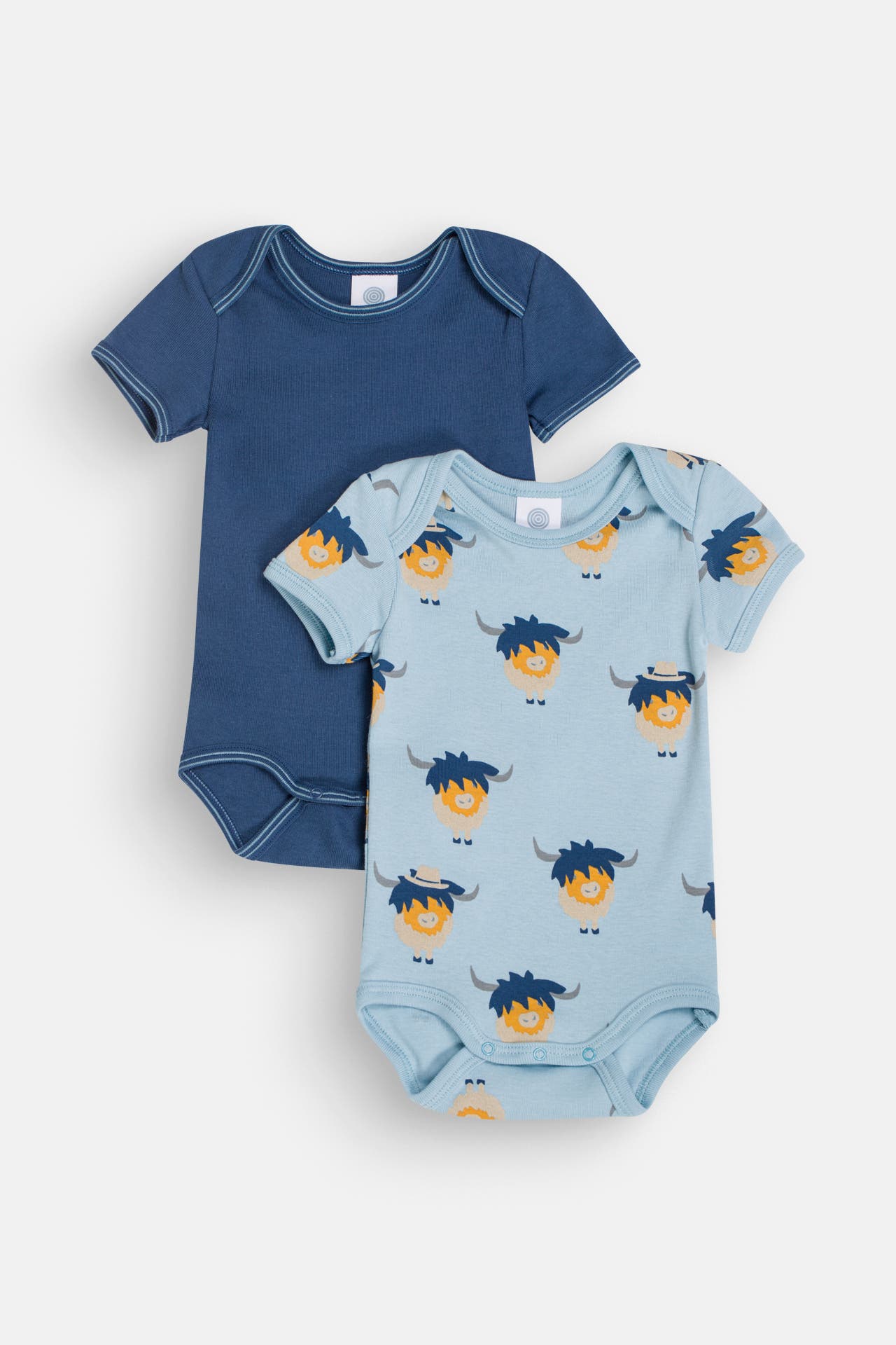 SANETTA 2er-Pack Bodys gemustert, Bild 1