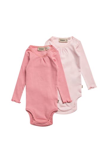 WHEAT 2er-Pack Bodies zweifarbig