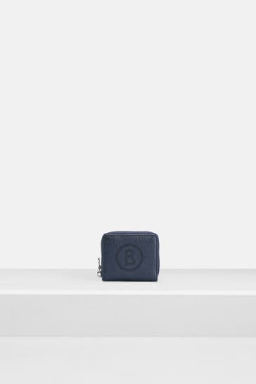 BOGNER Ledergeldbörse 'Sulma Dama' navy
