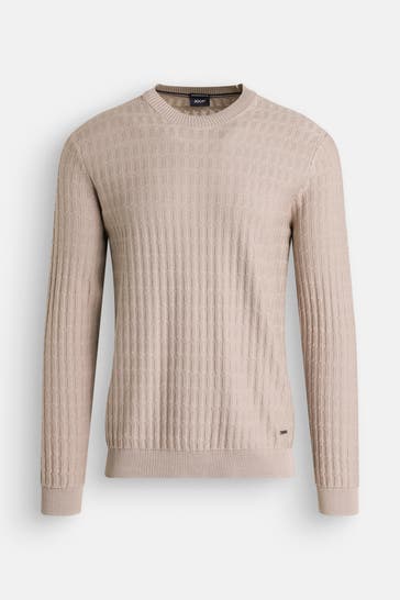 JOOP! Strickpullover 'Welmo' greige