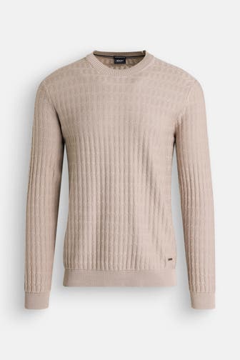 JOOP! Strickpullover 'Welmo' greige
