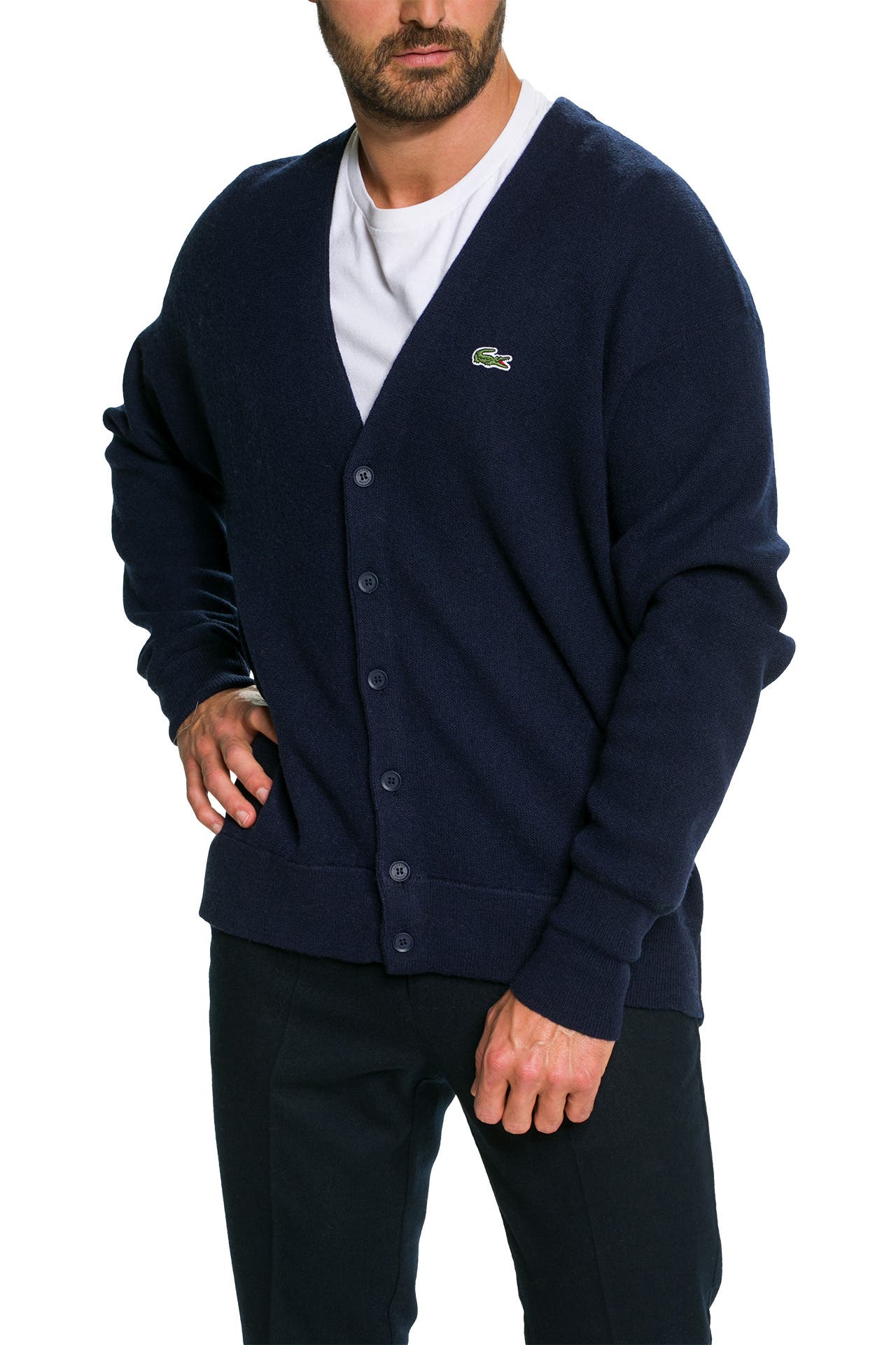 LACOSTE Cardigan navy, Bild 1
