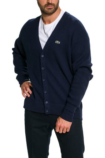 LACOSTE Cardigan navy