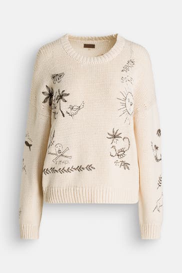 MOTHER Strickpullover gemustert