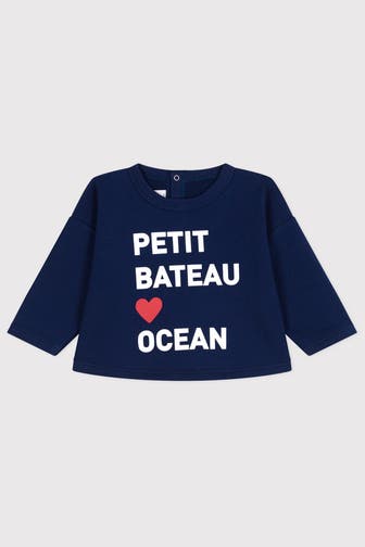 PETIT BATEAU Sweatshirt navy