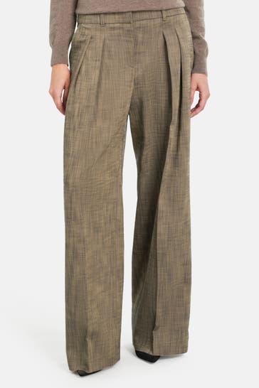 BOSS Stoffhose 'Tiana' braun