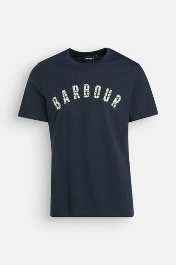 BARBOUR T-Shirt nachtblau