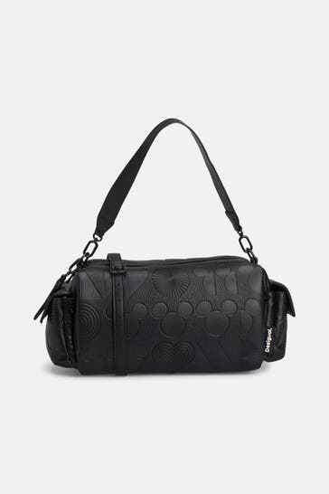 DESIGUAL Schultertasche 'Desigual x Disney' schwarz