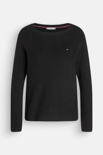 TOMMY HILFIGER Strickpullover 'Hayana' schwarz