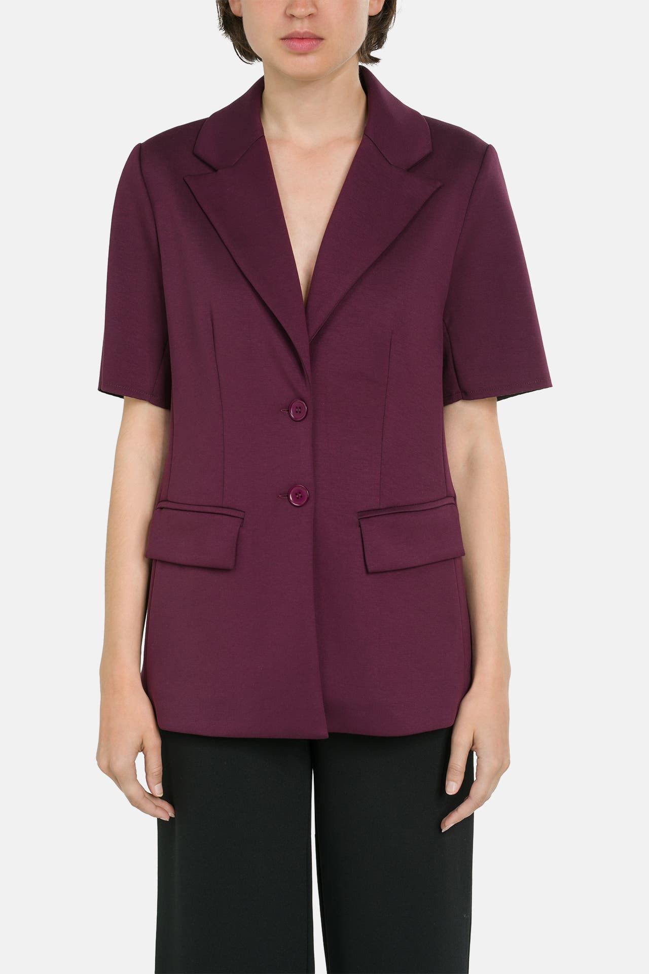 RIANI Kurzarm-Blazer weinrot, Bild 1