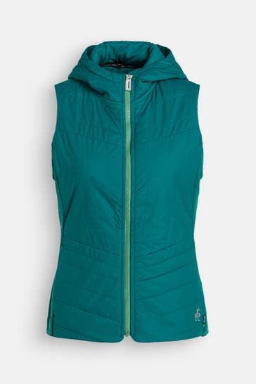 SMARTWOOL Steppweste meergrün