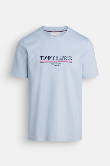 TOMMY HILFIGER T-Shirt hellblau