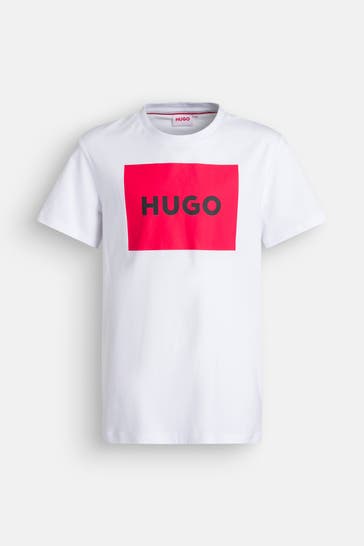 HUGO T-Shirt weiß
